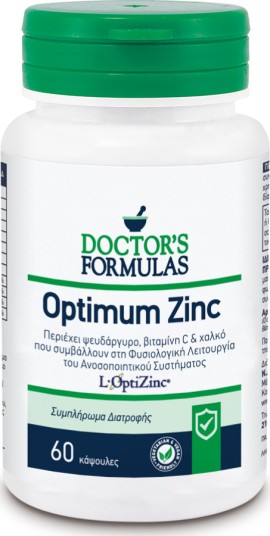 Doctors Formulas Optimum Zinc 60 caps