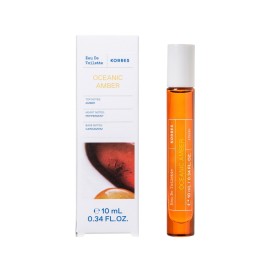 Korres Oceanic Amber Eau de Toilette Άρωμα 10ml – Ξυλώδες & Θαλασσι...