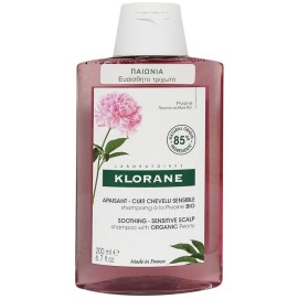 Klorane Peony Shampoo Sensitive-Irritated Scalp 200 ml