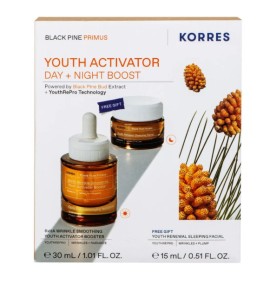 Korres Black Pine Primus Youth Activator Day + Night Boost Ορός Ενε...