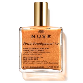 Nuxe Huile Prodigieuse Or Shimmering Multi Purpose Dry Oil Face Body Hair 100 ml