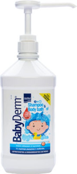 Intermed Babyderm Shampoo & Body Bath Shampoo And Shower Gel 1.5 L