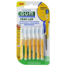 GUM Trav-Ler Interdental 1.3 mm 6 brushes