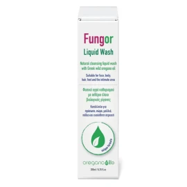 Fungor Liquid Wash Φυσικό Υγρό Καθαρισμού με Αιθέριο Έλαιο Βιολογικής Ρίγανης 200ml