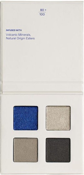 Korres Real Color Eyeshadow Palette Τετραπλή Παλέτα Σκιών 02 Smokey Sea 4g