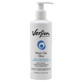 Version Wash Gel Aha Καθαρισμού Προσώπου 300ml
