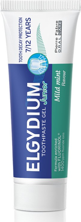 Elgydium Junior Mild Mint Παιδική Οδοντόπαστα-Gel με Ήπια Γεύση Μέντας 50 ml