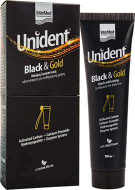 Intermed Unident Black & Gold Toothpaste 100 ml