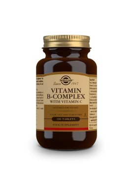 Solgar Vitamin B-Complex with Vitamin C 100 tabs