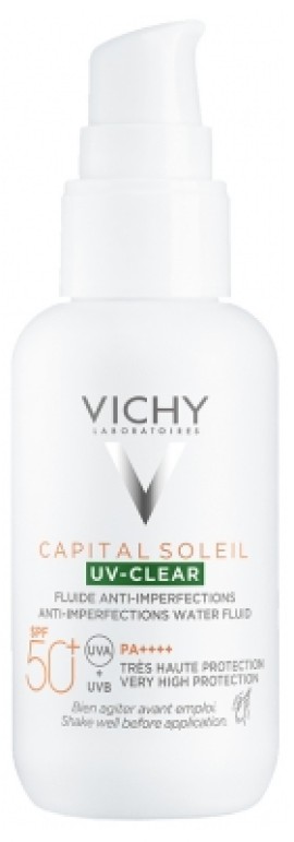 Vichy Capital Soleil UV-Clear Water Fluid Spf 50+ Against Imperfections 40ml