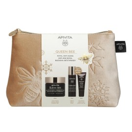 Apivita Queen Bee Royal Anti-Aging Light Texture Cream 50 ml + Seru...