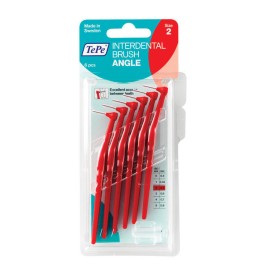 TePe International Brush Angle No.2 Red 0.5mm 6pcs