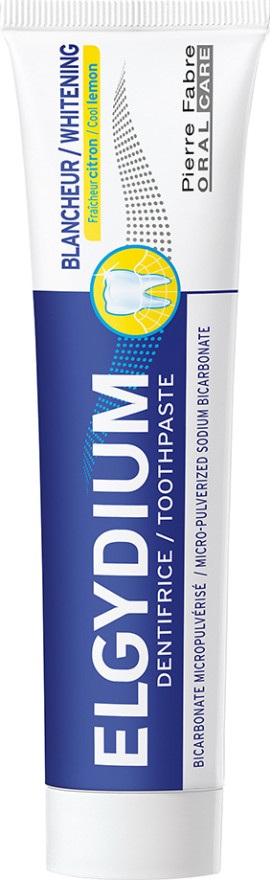 Elgydium Whitening Cool Lemon, Λευκαντική Οδοντόκρεμα με γεύση Λεμόνι 75ml