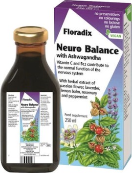 Salus Floradix Neuro Balance with Ashwagandha Συμπλήρωμα Διατροφής για το Νευρικό Σύστημα 250 ml