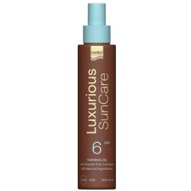 Intermed Luxurious Sun Care Tanning Oil SPF6 Dry Oil for Quick Tanning 200 ml