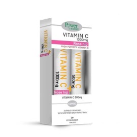 Power Of Nature Vitamin C 1000mg Rose Hip 20 αναβράζοντα δισκία & V...
