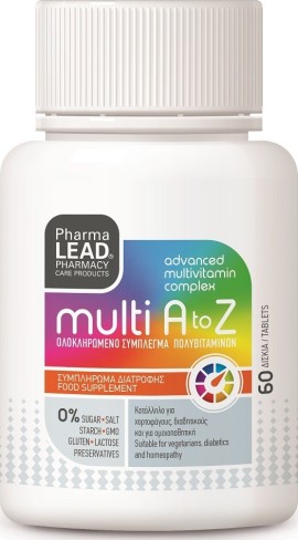 Pharmalead Multi A To Z Advanced Multivitamin Complex, 60tabs Pharm...