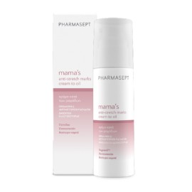 Pharmasept Mamas Anti-Stretch Marks Cream to Oil Κρέμα Κατά των Ραγάδων 150 ml