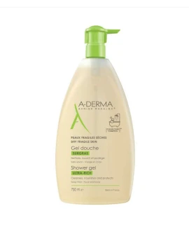 A-Derma Gel Douche Surgras Αφρόλουτρο για Ξηρές Επιδερμίδες 750 ml
