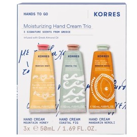 Korres Promo Hands to Go Σετ με 3 Ενυδατικές Κρέμες Χεριών Mountain...