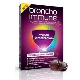 Omega Pharma Broncho Immune Triple Shield with Berry Taste 16 lozenges