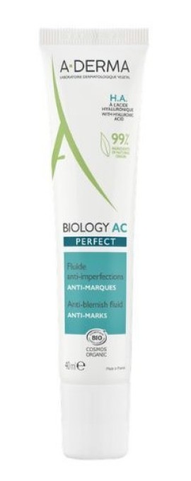 A-Derma Biology AC Perfect Anti-Blemish Fluid Φροντίδα κατά των Ατελειών και κατά των Σημαδιών 40 ml