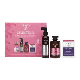 Apivita Rescue Hair Loss Kit for Women Tonic Shampoo 250 ml + Hair Loss Lotion 150 ml + Caps For Hair 30 caps