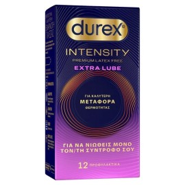 Durex Intensity Premium Latex Free Extra Lube 12 Τεμάχια – Εξαιρετι...