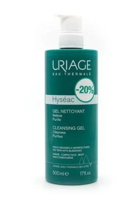 Uriage Hyseac Cleansing Gel Καθαριστικό Τζελ για Μικτές-Λιπαρές Επι...