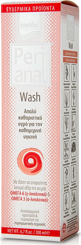 Intermed Perianal Wash Απαλό Καθαριστικό Υγρό 200ml