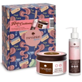 Messinian Spa Vintage Box Pomegranate & Laure Hair Care Set with Mask and Conditioner 2pcs