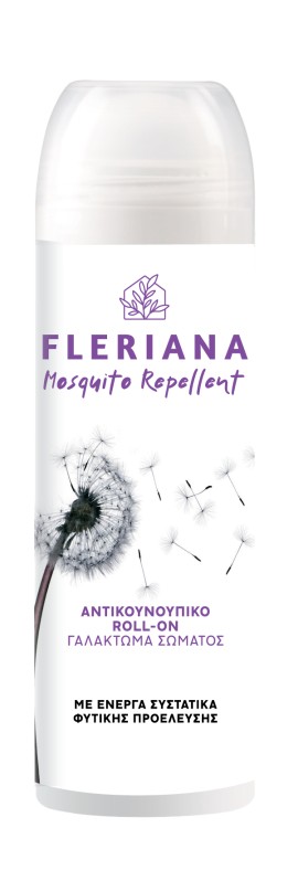 Fleriana Mosquito Repellent Αντικουνουπικό Γαλάκτωμα Roll On 50 ml