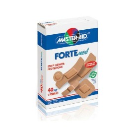 Master Aid - Forte Med Assortiti 40 strip Αυτοκόλλητες γάζες 5 μεγέθη