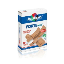 Master Aid - Forte Med Assortiti 40 strip Αυτοκόλλητες γάζες 5 μεγέθη