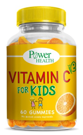 Power Health Vitamin C for Kids με Φυσική Γεύση Πορτοκάλι 60 gummies