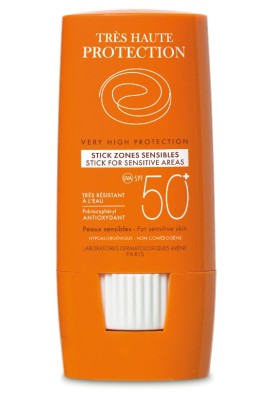 Avene Stick Zones Sensibiles Αντιηλιακό Stick Για Ευαίσθητες Ζώνες SPF50+ 8 gr