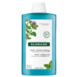 Klorane Anti-Pollution Detox Shampoo with Aquatic Mint 400ml