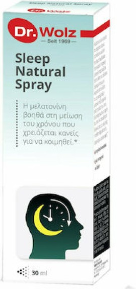 Dr. Wolz Sleep Natural Spray Συμπλήρωμα Διατροφής για τον Ύπνο 30 ml