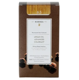 Korres Βαφή Argan Oil Advanced Colorant 8.3 Ξανθό Ανοικτό Χρυσό/Μελί