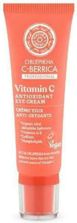 Natura Siberica Oblepikha C-Berrica Antioxidant Eye Cream Αντιοξειδωτική Κρέμα Ματιών κατά Των Μαύρων Κύκλων & της Κούρασης, 30ml