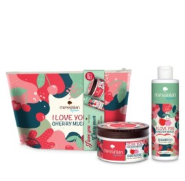 Messinian Spa I Love You Cherry Much Pochette Σετ Περιποίησης Μαλλι...