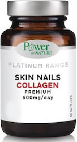 Power Health Platinum Range Skin Nails Collagen Premium 500mg/Day 60caps.