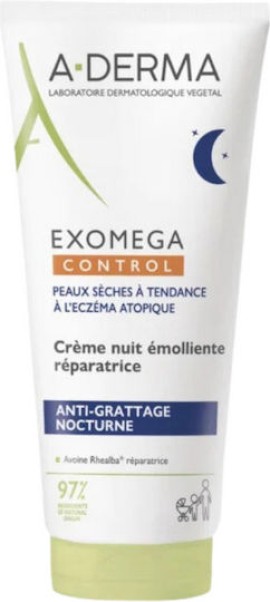 A-Derma Exomega Control Repairing Emollient Night Cream 200 ml