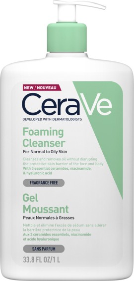 CeraVe Foaming Cleanser normal oily skin 1 lt