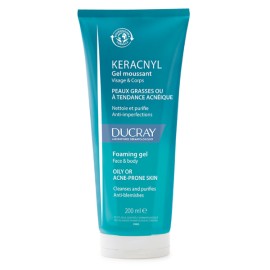 Ducray Keracnyl Gel Moussant Cleansing Gel For Oily Skin With Imperfections 200 ml