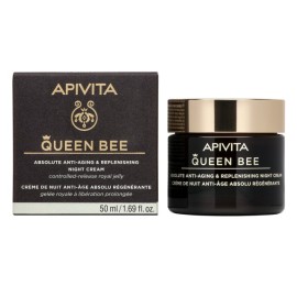 Apivita Queen Bee Κρέμα Νύχτας Απόλυτης Αντιγήρανσης & Εντατικής Θρέψης 50 ml