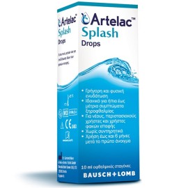 Bausch & Lomb Artelac Splash 10ml – Λιπαντικές Οφθαλμικές Σταγόνες ...