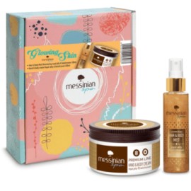 Messinian Spa Box Glowing Skin Royal Jelly Helichrysum Hair&Body Mist + Hand&Body Cream 250ml