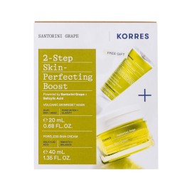 Korres Santorini Grape Poreless Skin Cream Κρέμα-Τζελ για Σύσφιξη Πόρων 40 ml + Δώρο Volcanic SkinReset Mask 20 ml