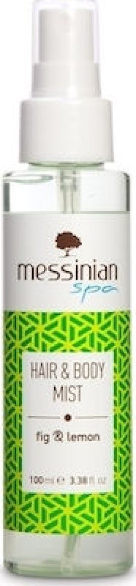 Messinian Spa Hair & Body Mist Lemon & Fig Eau Fraiche 100ml